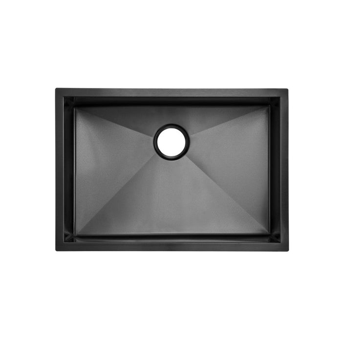 Swiss Madison Tourner 27 x 19 Stainless Steel, Single Basin, Undermount Kitchen Sink in Black - SM-KU709B