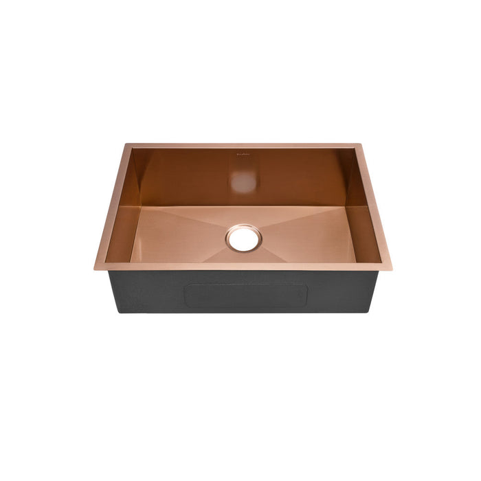 Swiss Madison Tourner 27 x 19 Stainless Steel, Single Basin, Undermount Kitchen Sink in Rose Gold - SM-KU709RG