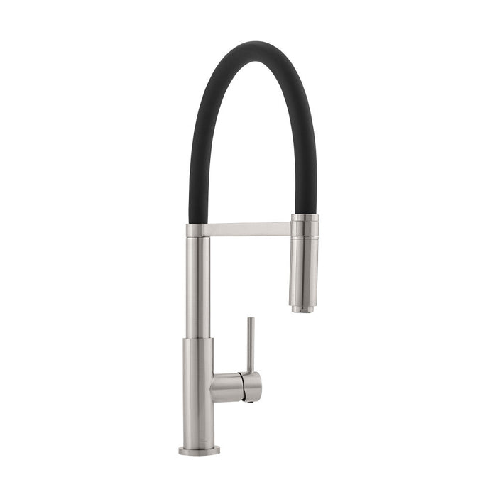 Swiss Madison Troyes Single Handle, Pull-Down Kitchen Faucet in Brushed Nickel - SM-KF75BN