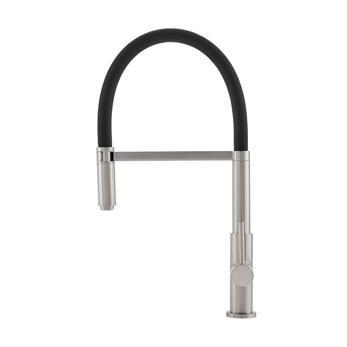 Swiss Madison Troyes Single Handle, Pull-Down Kitchen Faucet in Brushed Nickel - SM-KF75BN