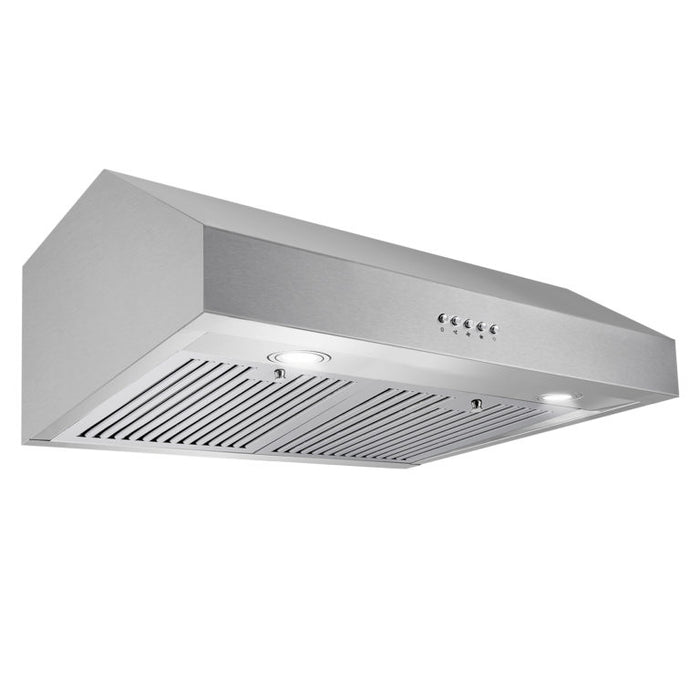 Cosmo 30" Stainless Steel Under Cabinet Range Hood with Dishwasher Safe Permanent Filters UC30