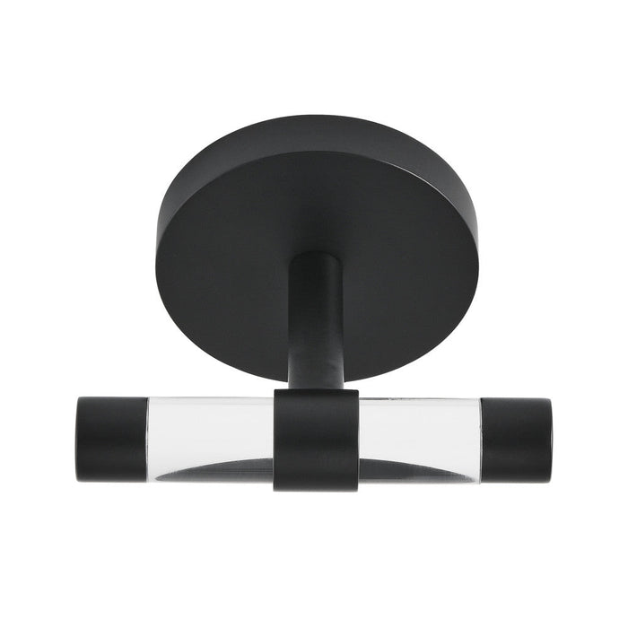 Swiss Madison Verre Acrylic Robe Hook in Matte Black - SM-ARH10MB