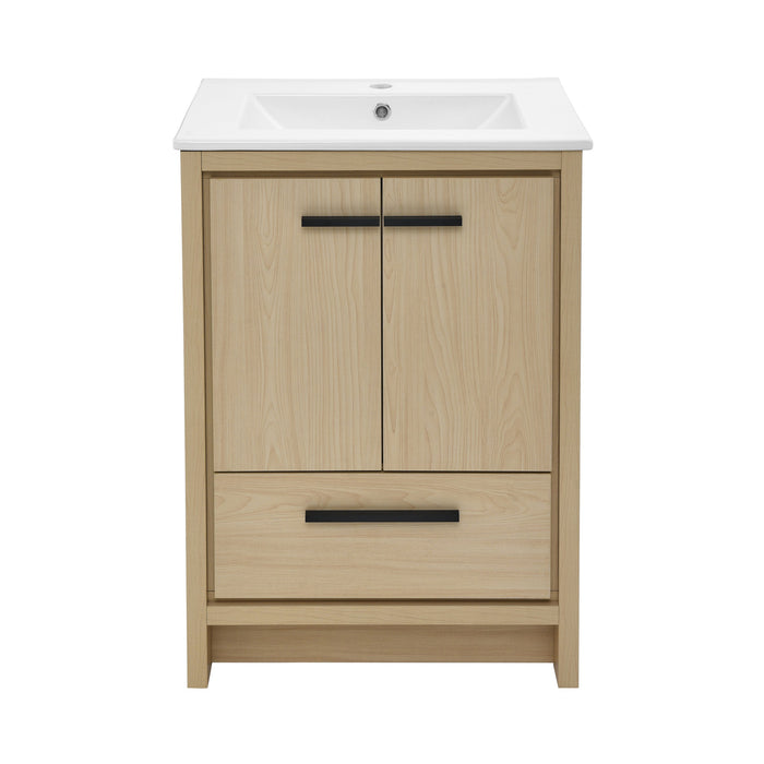 Swiss Madison Virage 24 Freestanding, Bathroom Vanity in Natural Oak - SM-BV730LK