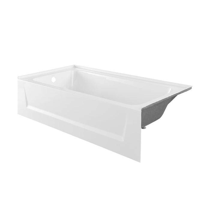 Swiss Madison Virage 60" x 30" Left-Hand Drain Alcove Bathtub with Apron - SM-AB580