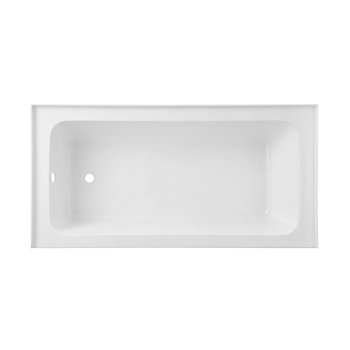 Swiss Madison Virage 60" x 30" Left-Hand Drain Alcove Bathtub with Apron - SM-AB580