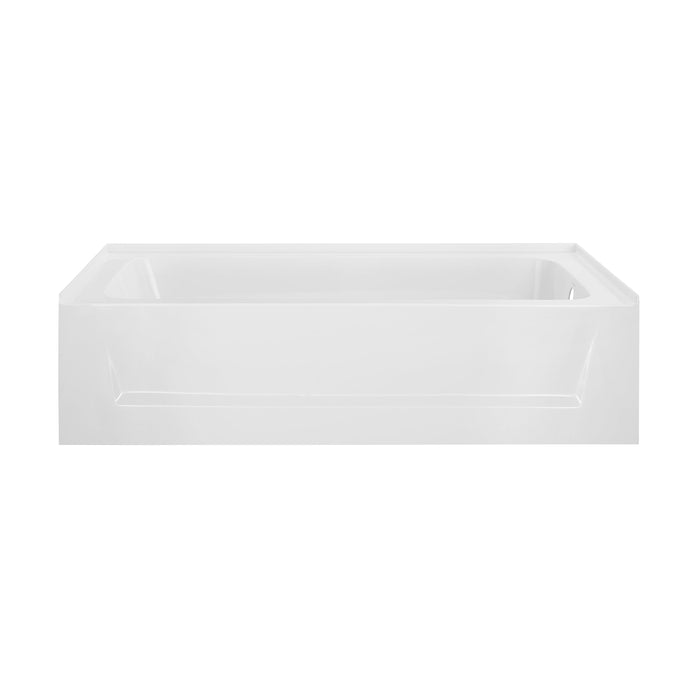 Swiss Madison Virage 60" x 30" Right-Hand Drain Alcove Bathtub with Apron - SM-AB581