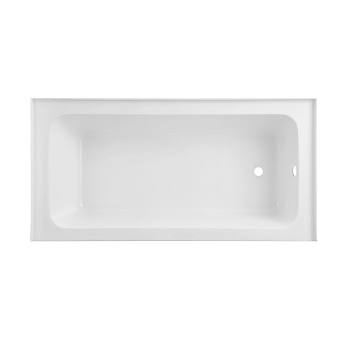 Swiss Madison Virage 60" x 30" Right-Hand Drain Alcove Bathtub with Apron - SM-AB581