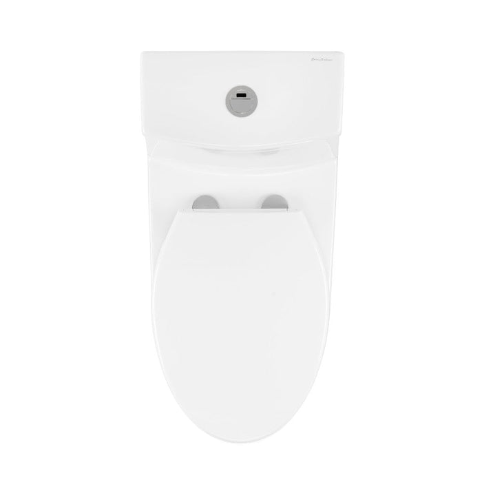 Swiss Madison Virage One Piece Elongated Toilet with Touchless Retrofit Dual Flush 1.1/1.6 gpf - SM-1TK118