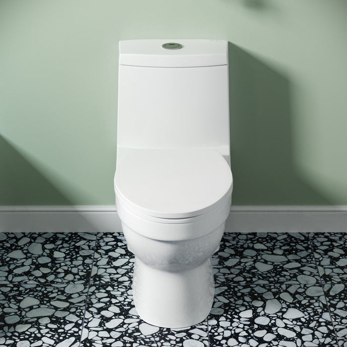 Swiss Madison Virage One Piece Elongated Toilet with Touchless Retrofit Dual Flush 1.1/1.6 gpf - SM-1TK118