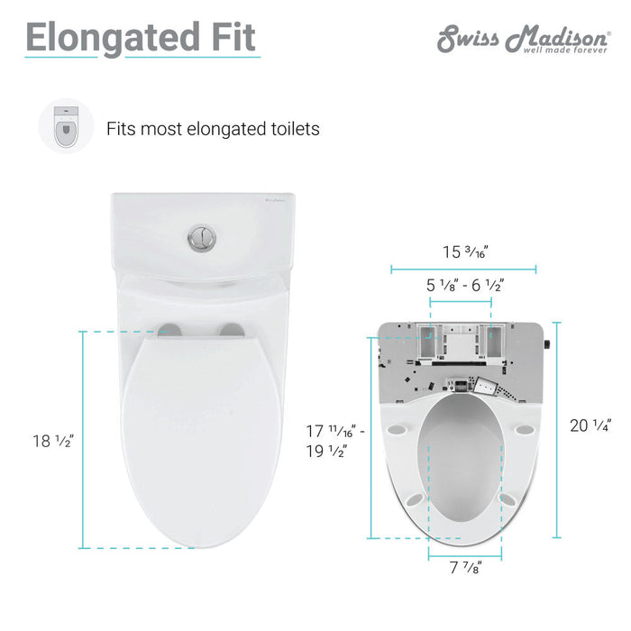 Swiss Madison Vivante Smart Toilet Seat Bidet - SM-STS01