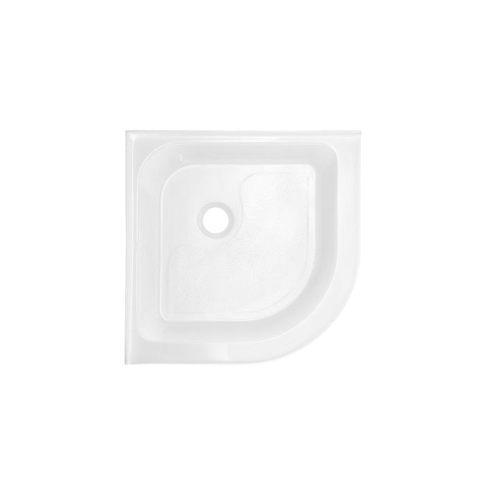 Swiss Madison Voltaire 32" x 32" Acrylic White, Single-Threshold, Center Drain, Neo-angle Shower Base - SM-SB536