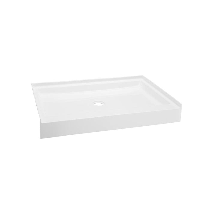 Swiss Madison Voltaire 42" x 36" Acrylic White, Single-Threshold, Center Drain, Shower Base - SM-SB522