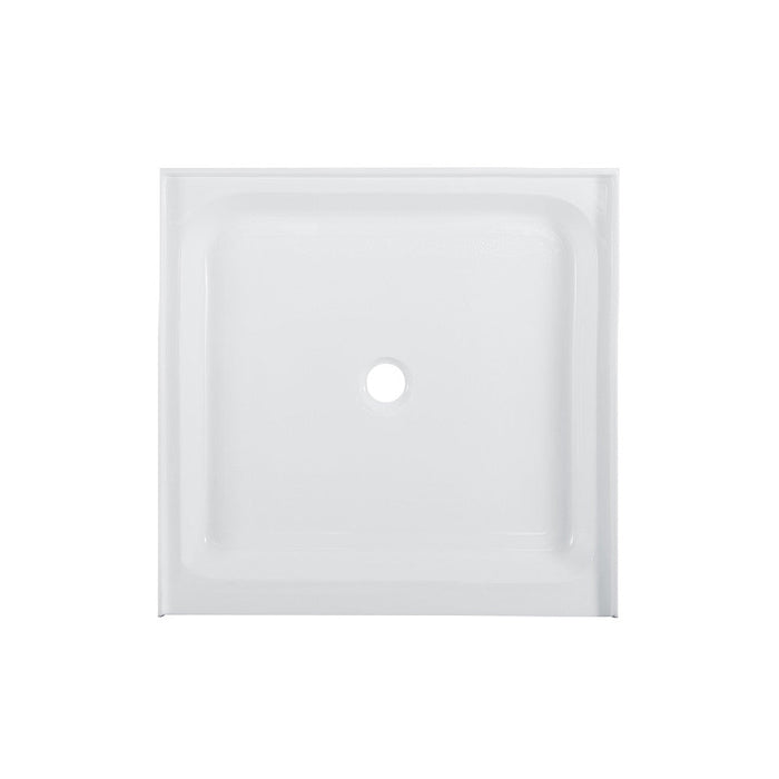 Swiss Madison Voltaire 42" x 42" Acrylic White, Single-Threshold, Center Drain, Shower Base - SM-SB535