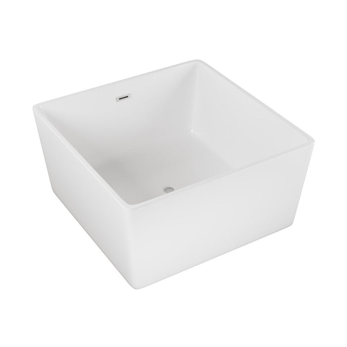 Swiss Madison Voltaire 47" Square Freestanding Bathtub - SM-FB581