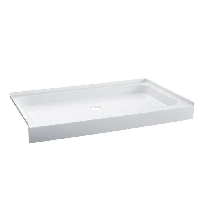 Swiss Madison Voltaire 48" x 32" Acrylic White, Single-Threshold, Center Drain, Shower Base - SM-SB516