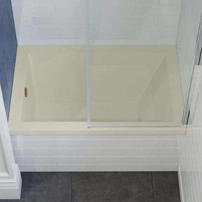 Swiss Madison Voltaire 48" x 32" Left-Hand Drain Alcove Bathtub in Bisque - SM-DB561BQ