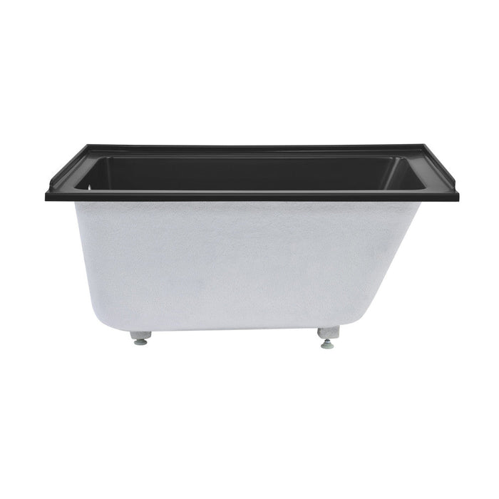 Swiss Madison Voltaire 48" x 32" Left-Hand Drain Alcove Bathtub in Matte Black - SM-DB561MB