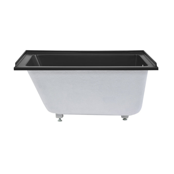 Swiss Madison Voltaire 48" x 32" Right-Hand Drain Alcove Bathtub in Matte Black - SM-DB562MB