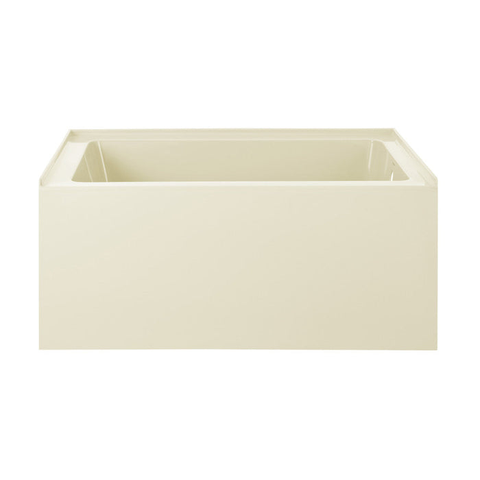 Swiss Madison Voltaire 48" x 32" Right-Hand Drain Alcove Bathtub with Apron in Bisque - SM-AB551BQ