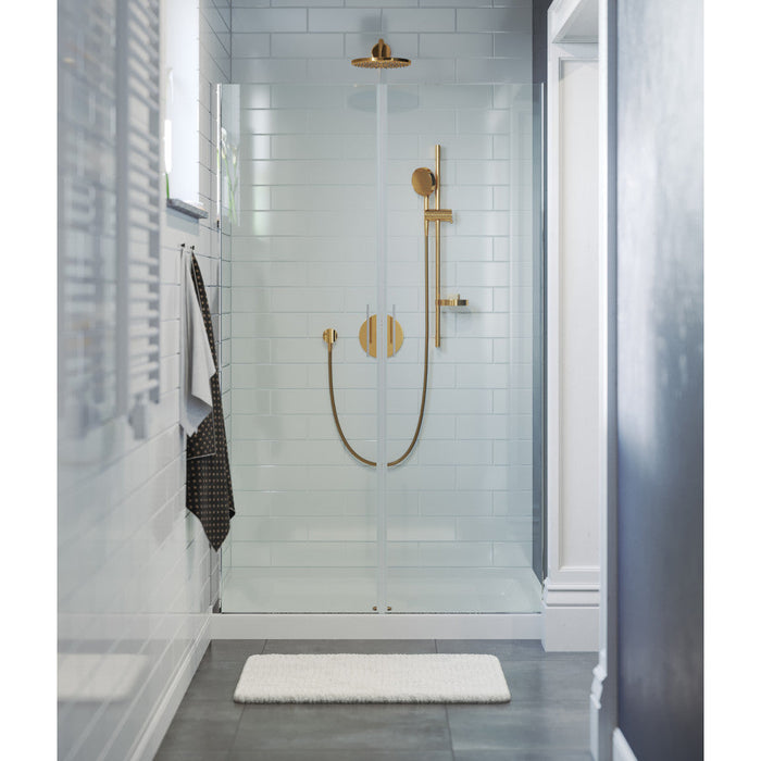 Swiss Madison Voltaire 48" x 36" Acrylic White, Single-Threshold, Center Drain, Shower Base - SM-SB510