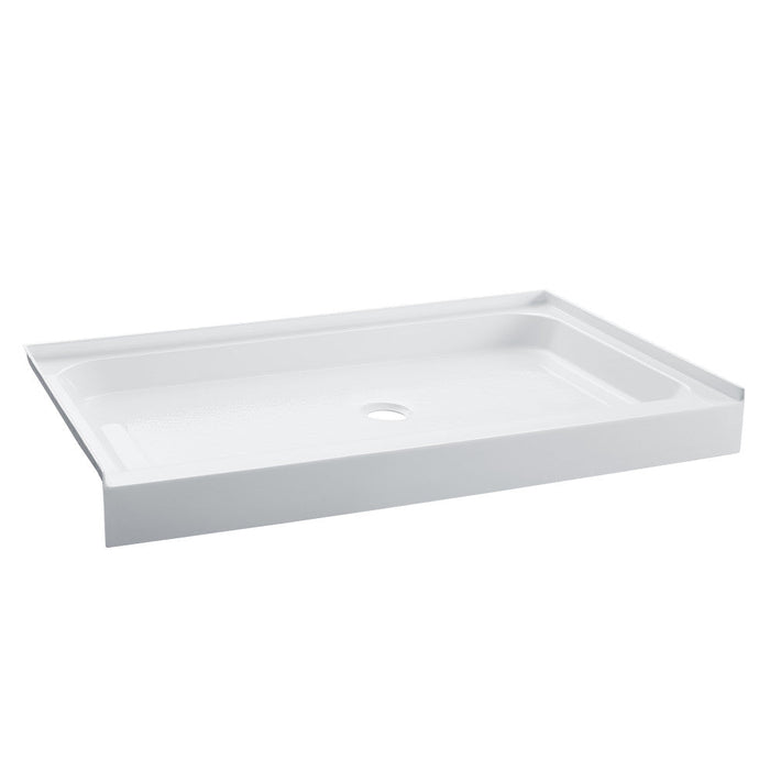 Swiss Madison Voltaire 48" x 36" Acrylic White, Single-Threshold, Center Drain, Shower Base - SM-SB510