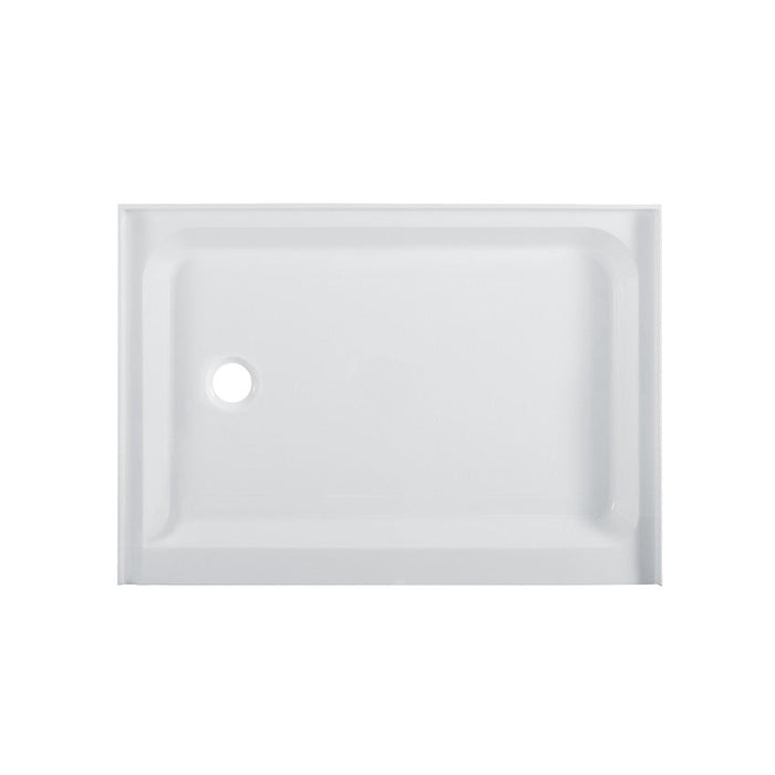 Swiss Madison Voltaire 48" x 36" Acrylic White, Single-Threshold, Left Drain, Shower Base - SM-SB508