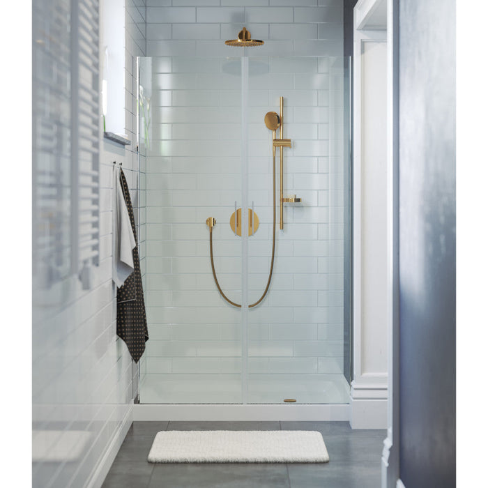 Swiss Madison Voltaire 48" x 36" Acrylic White, Single-Threshold, Right Drain, Shower Base - SM-SB509