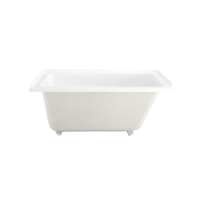 Swiss Madison Voltaire 54" x 30" Acrylic Glossy White, Alcove, Integral Left-Hand Drain, Bathtub - SM-AB562