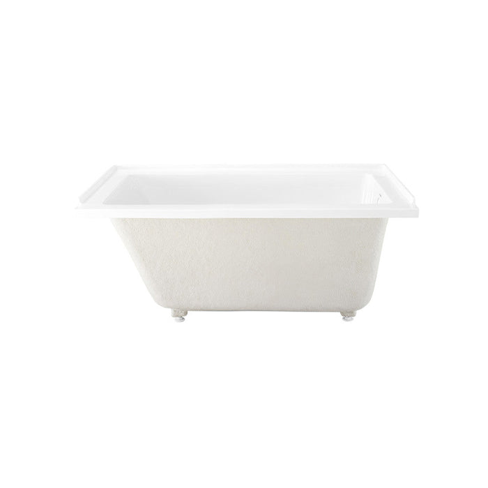 Swiss Madison Voltaire 54" x 30" Acrylic Glossy White, Alcove, Integral Right-Hand Drain, Bathtub - SM-AB563