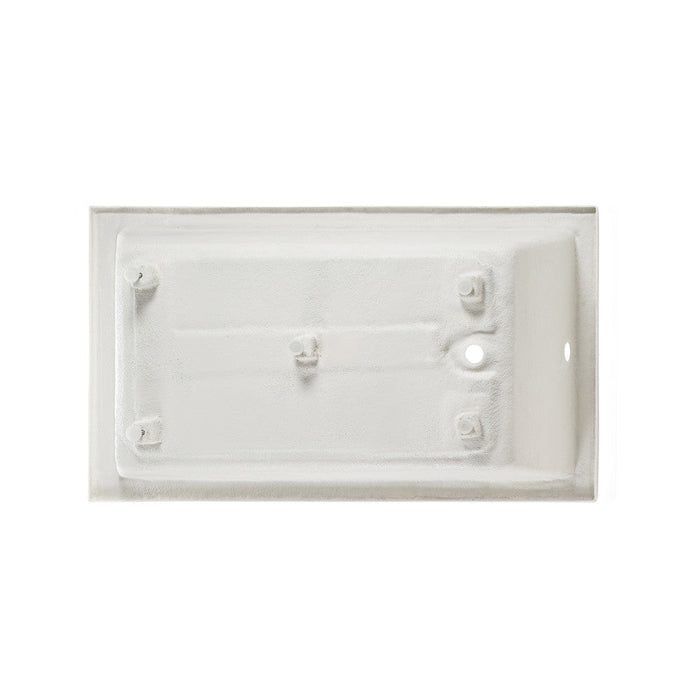 Swiss Madison Voltaire 54" x 30" Acrylic Glossy White, Alcove, Integral Right-Hand Drain, Bathtub - SM-AB563