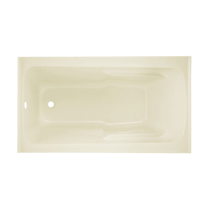 Swiss Madison Voltaire 54" x 30" Left-Hand Drain Alcove Bathtub with Apron in Bisque - SM-AB549BQ