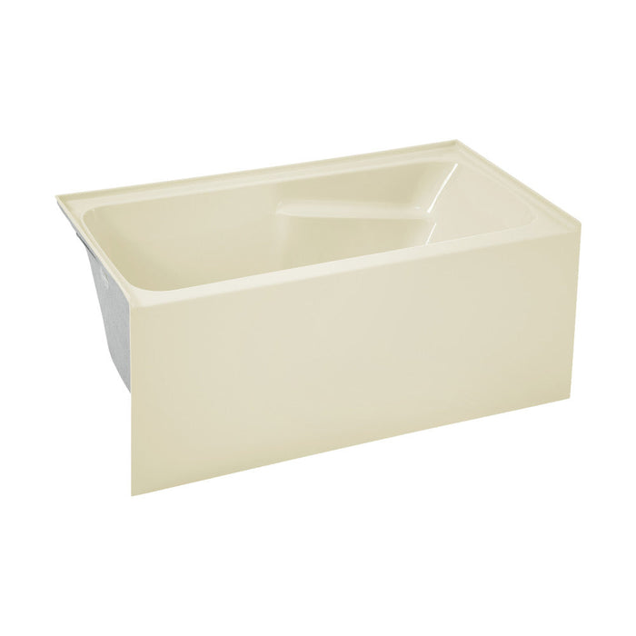 Swiss Madison Voltaire 54" x 30" Left-Hand Drain Alcove Bathtub with Apron in Bisque - SM-AB549BQ