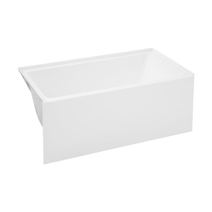 Swiss Madison Voltaire 54" x 30" Left-Hand Drain Alcove Bathtub with Apron - SM-AB557