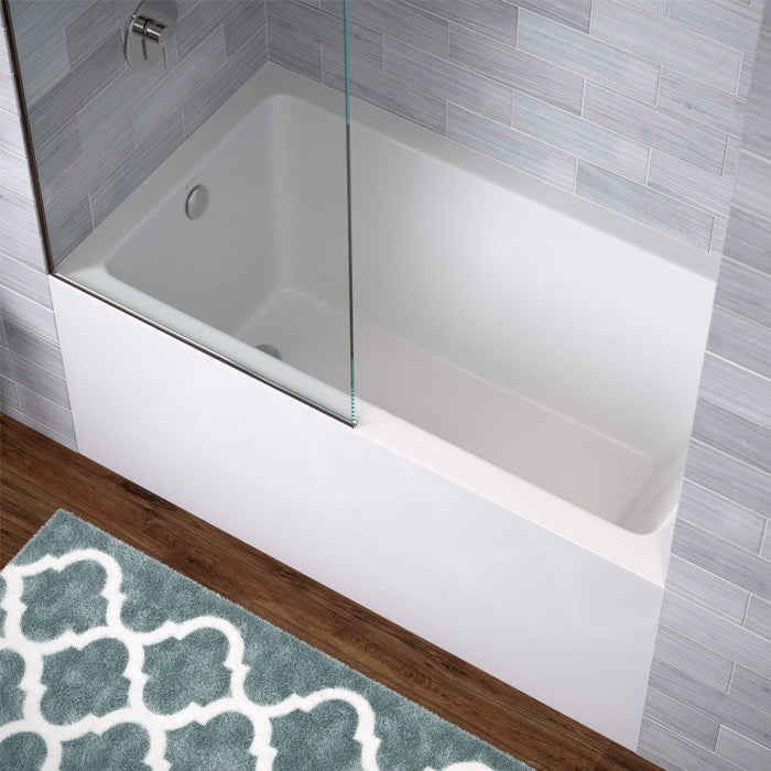 Swiss Madison Voltaire 54" x 30" Left-Hand Drain Alcove Bathtub with Apron - SM-AB557