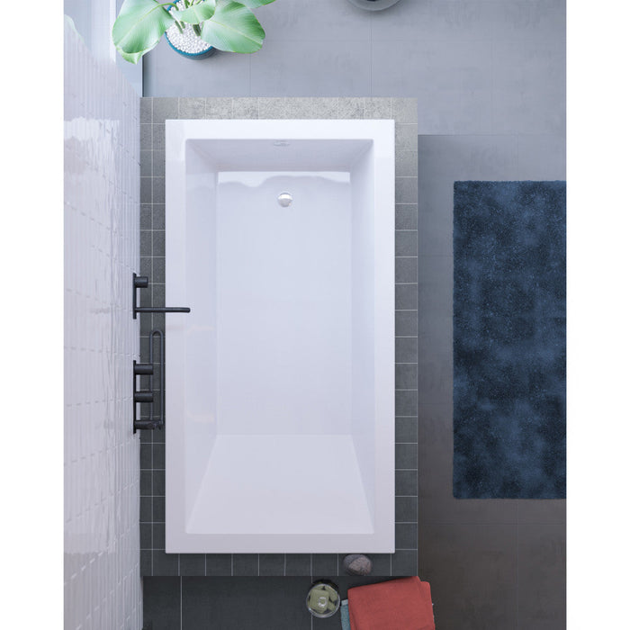 Swiss Madison Voltaire 54" x 30" Reversible Drain Drop-In Bathtub - SM-DB572