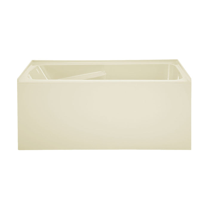 Swiss Madison Voltaire 54" x 30" Right-Hand Drain Alcove Bathtub with Apron in Bisque - SM-AB550BQ