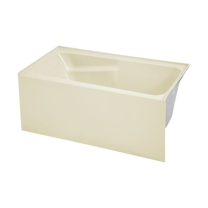 Swiss Madison Voltaire 54" x 30" Right-Hand Drain Alcove Bathtub with Apron in Bisque - SM-AB550BQ