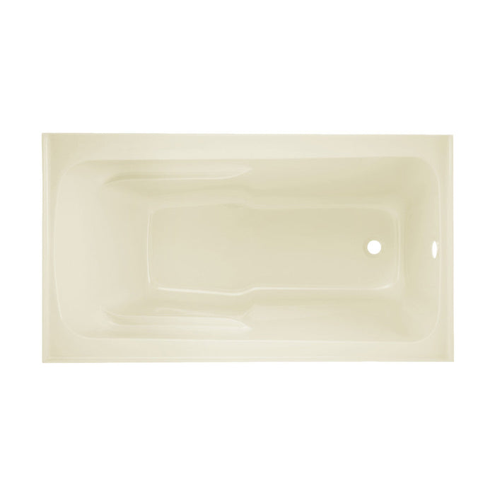 Swiss Madison Voltaire 54" x 30" Right-Hand Drain Alcove Bathtub with Apron in Bisque - SM-AB550BQ