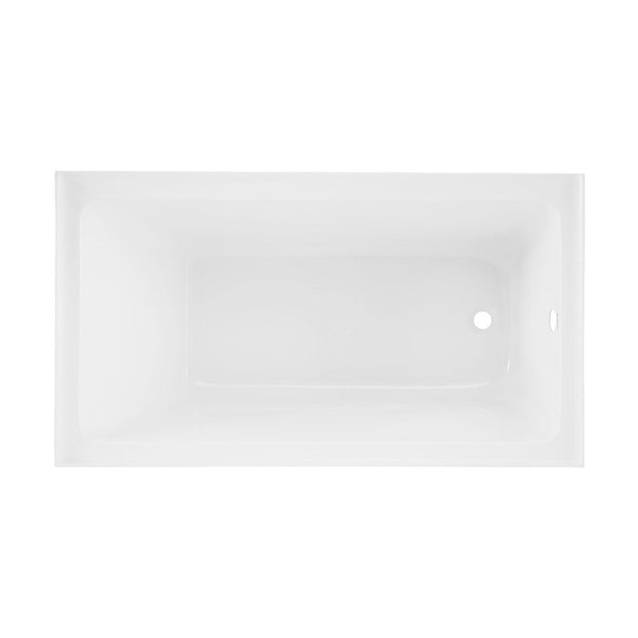 Swiss Madison Voltaire 54" x 30" Right-Hand Drain Alcove Bathtub with Apron - SM-AB558