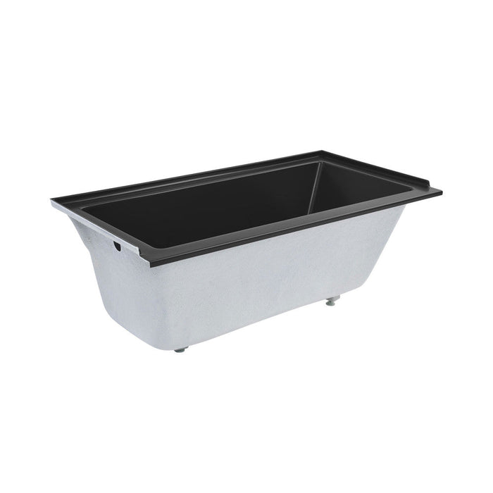 Swiss Madison Voltaire 60" x 30" Left-Hand Drain Alcove Bathtub in Matte Black - SM-DB559MB