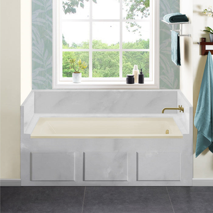 Swiss Madison Voltaire 60" x 30" Right-Hand Drain Alcove Bathtub in Bisque - SM-DB560BQ