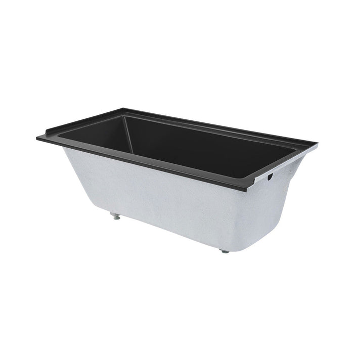 Swiss Madison Voltaire 60" x 30" Right-Hand Drain Alcove Bathtub in Matte Black - SM-DB560MB