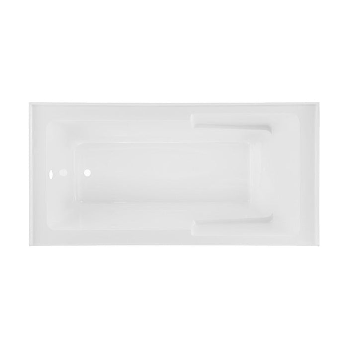 Swiss Madison Voltaire 72" x 36" Left-Hand Drain Alcove Bathtub with Apron and Armrest - SM-AB556