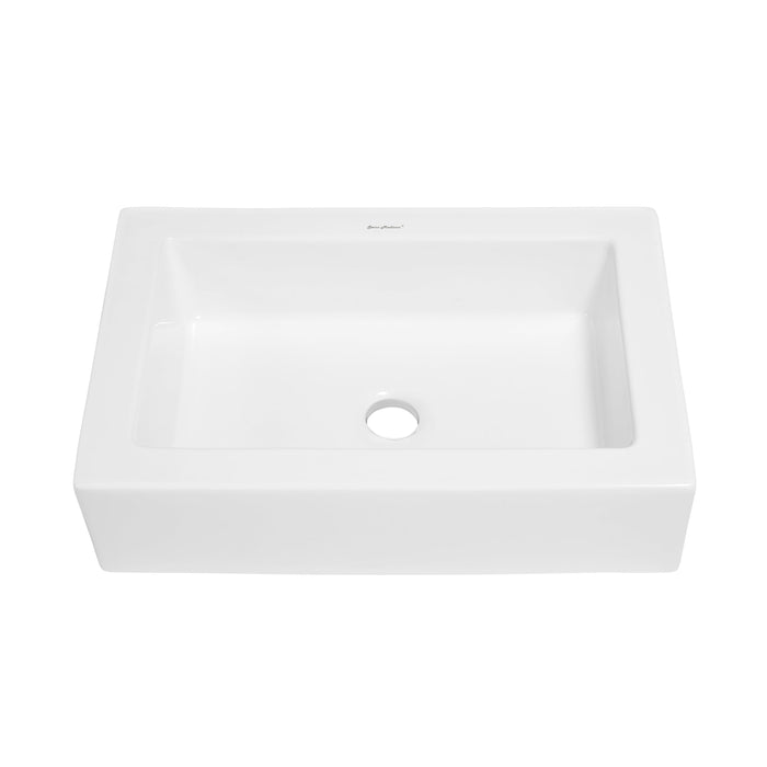 Swiss Madison Voltaire Ceramic Rectangle Vessel Sink - SM-VS282