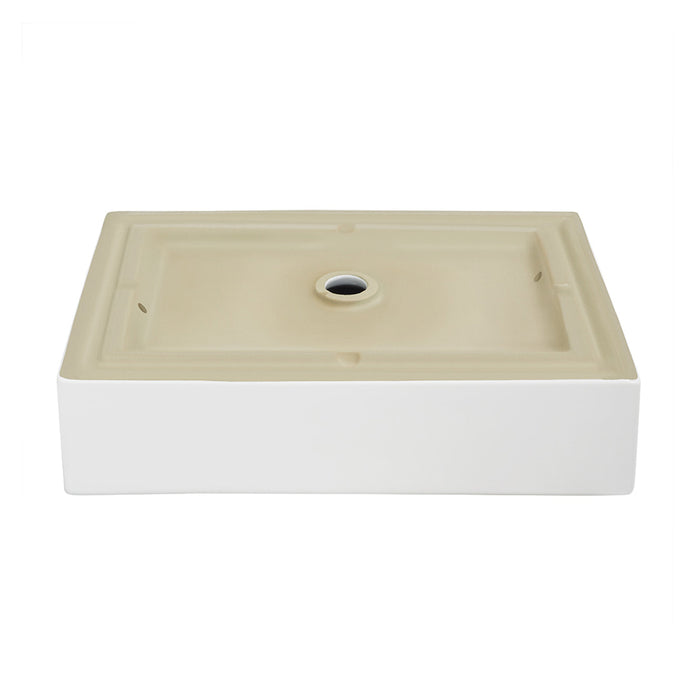 Swiss Madison Voltaire Ceramic Rectangle Vessel Sink - SM-VS282