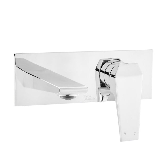 Swiss Madison Voltaire Single-Handle, Wall-Mount, Bathroom Faucet in Chrome - SM-BF42C