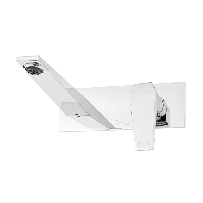 Swiss Madison Voltaire Single-Handle, Wall-Mount, Bathroom Faucet in Chrome - SM-BF42C