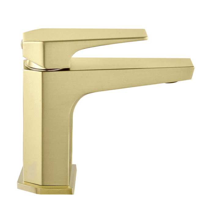 Swiss Madison Voltaire Single Hole, Single-Handle, Bathroom Faucet in Brushed Gold - SM-BF40BG