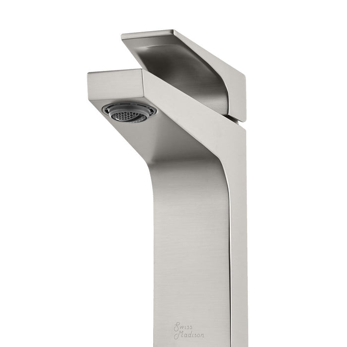 Swiss Madison Voltaire Single Hole, Single-Handle, Bathroom Faucet in Brushed Nickel - SM-BF40BN