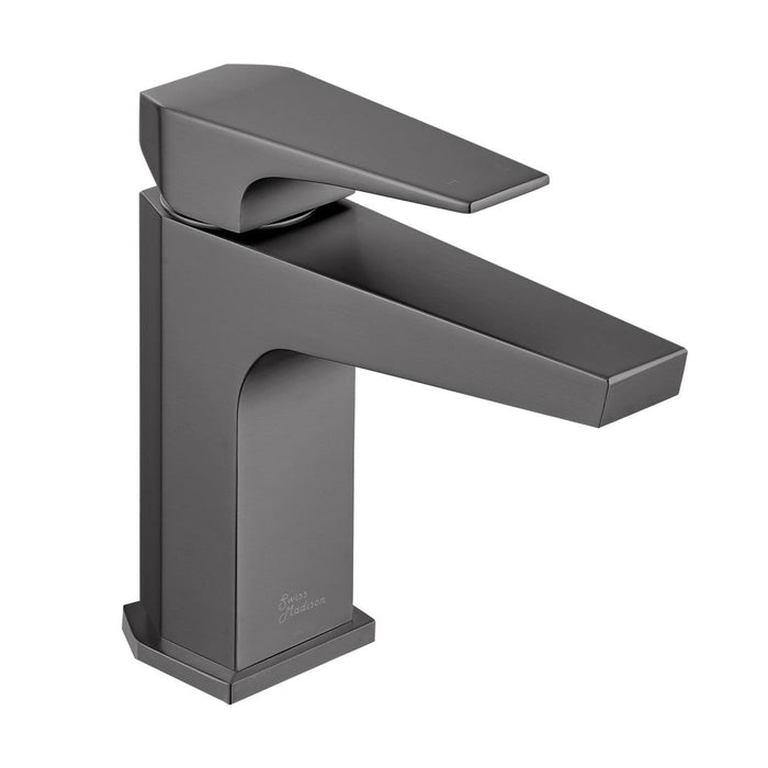 Swiss Madison Voltaire Single Hole, Single-Handle, Bathroom Faucet in Gunmetal Grey - SM-BF40GG